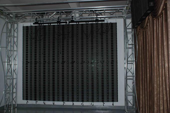 Matrix Screens P31.25 Transparent Led Display Personalized DVI VGA Svideo DVD TV 0