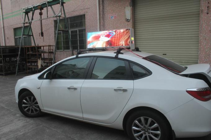 Elegant poster rgb taxi advertising screens P5MM double sides 0