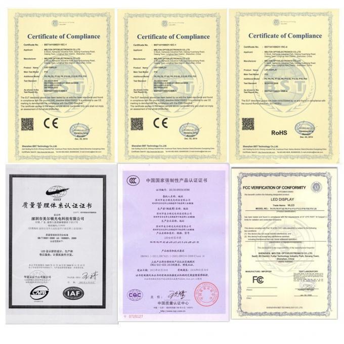 Nationstar Chip Outdoor Full Color LED Display 6mm Pixel Pitch 6000cd/sqm Brightness 4