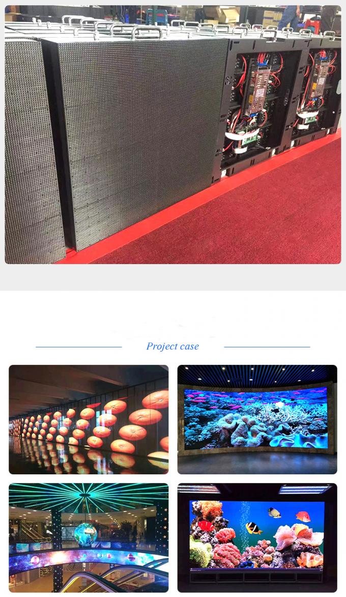 P2.5 Full Color Indoor Advertising Led Screen HD Die Casting Aluminum Cabinet 3