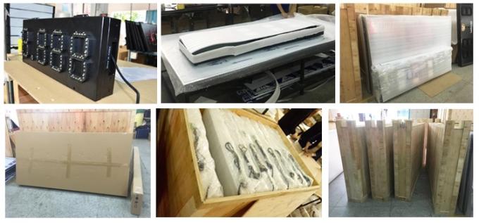 Colorful Gas Sign Full Color Outdoor Advertising Led Display 2 Years Warranty 1