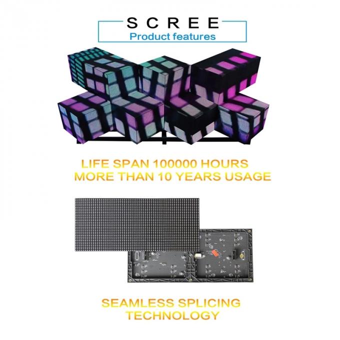 full color  led display screen  led diamond dj booth sphere arc globe led screen 3