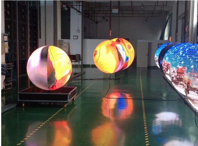 Custom led panels 360 Degree 3D Led Video Sphere Globe ball rental Display screen 3