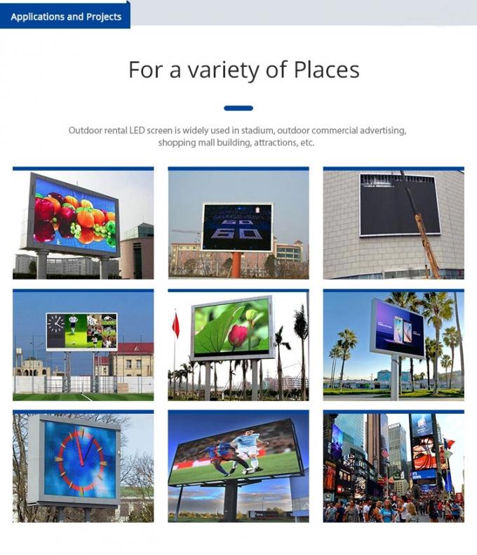 Best price Outdoor Full Color LED Display Advertising Board P6 P8 P10 3
