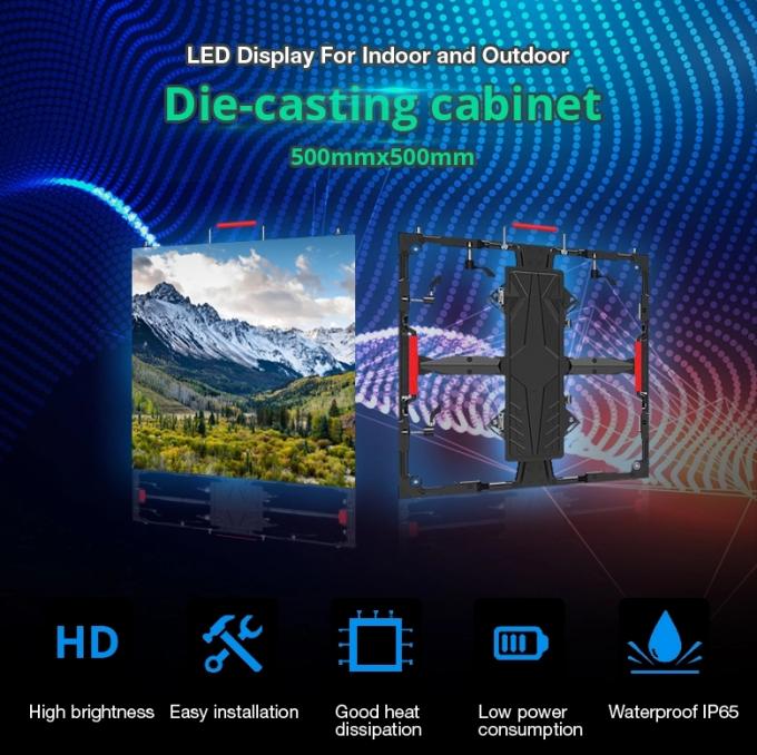 Front Service Outdoor Curved LED Display Full Color Module P6 P8 P10 With Magnet 0