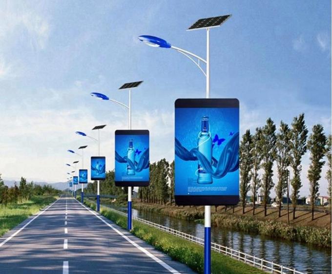 5000CD/SQM Outdoor Street Light Pole Led advertising Display Wifi 3G USB Wireless Control 3