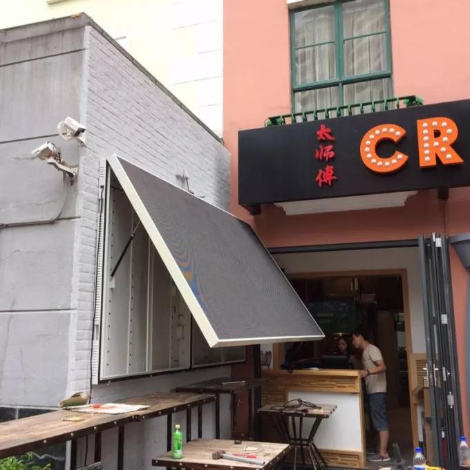 Front opening maintenance foldable led screen p8 outdoor advertising led display screen/ led panel screen 2