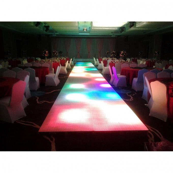 Portable 2000cd P3.91 P4.81 90W Dance Floor LED Screen 0