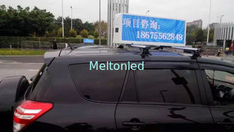 P5 Double Sides Taxi LED Display Outdoor / Full Color car top advertising signs