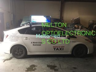 P5 P4 Led Car Taxi Top Mobile Led Display 4G Internet Slim Aluminum Cabinet