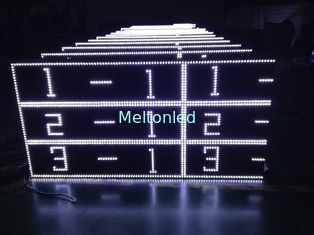 Outdoor White Scrolling Led Sign Cabinet For Advertising AC220V / 110V