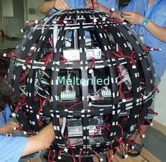 360 Degree Full Color Round Shape LED Display Ball Global Video Sphere 4mm Pixels