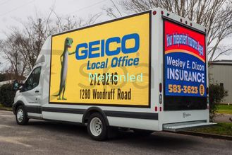 P5 Outdoor LED Display Screen Wall Truck LED Mobile Billboard Trailer AC220V/110V