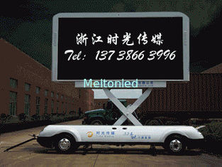 High Resolution P10 IP65 Aluminum Moving Led Mobile Billboard Display Screens