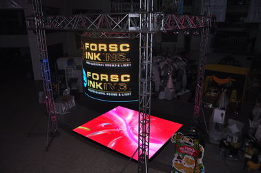 China Energy Saving Transparent Led Display , P20 LED Curtain Display Easy To Install company