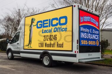 P5 Outdoor LED Display Screen Wall Truck LED Mobile Billboard Trailer AC220V/110V