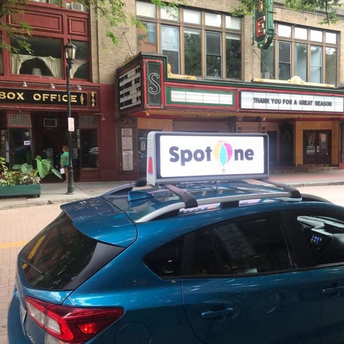 3G Wireless Taxi Top LED Mobile Billboard Outdoor Advertising Video Screen P5 0