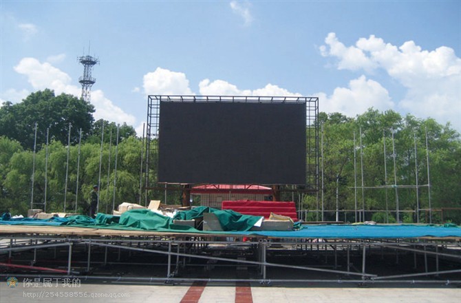 Good price Outdoor P3.91 rental led screen stage for with video and advertising 0