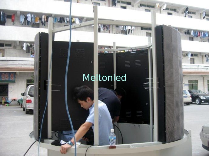 Flexible Full Color Curved Led Wall Screen P3.91 P4.81 2000cd/sqm Brightness 1