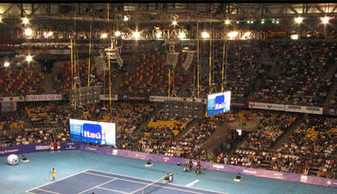 P10 1R1G1B Commercial Indoor Led Screens Advertising , DVI Signal Interface