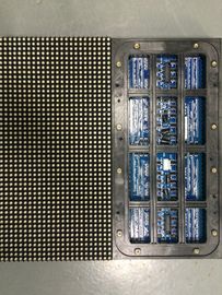 Iron 6.67mm Outdoor Digital Advertising Screens , Full Color Led Display DIP3IN1 Modules