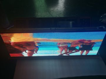 P5mm SMD 3528 1R1G1B Full Color Taxi Led Display For Advertising