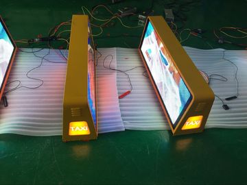 Customized 960 * 360mm, 160 * 60 Monochrome Panel Taxi LED Display For Taxi Roof Top Signs