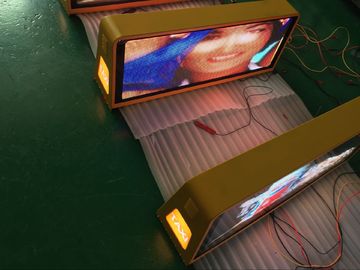 Customized 960 * 360mm, 160 * 60 Monochrome Panel Taxi LED Display For Taxi Roof Top Signs