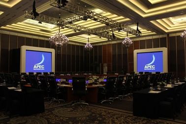 Energy Saving P8 Indoor Led Screens With 549 Billion Colors , AV VGA