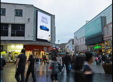 Electronic Outdoor Led Advertising Billboard P10 1R1G1B Aluminum or Iron