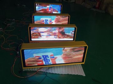Lightweight Car Dynamic Taxi LED Display 400w / m2 , high Resolution