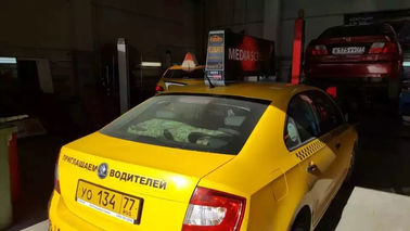 Digital car led display board , 3G taxi top sign 1/8 scanning