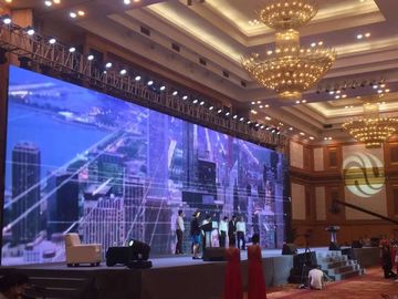 Stage rental Indoor Led Screens , black lamp digital video display screens