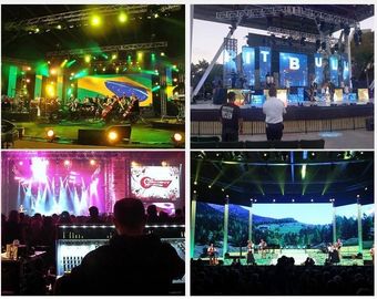 Perfect visual effective smd outdoor video wall rental , p6 led screen panel