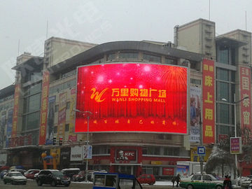 Advertising Smd P10 1/2s Outdoor Full Color led display billboard on the wall