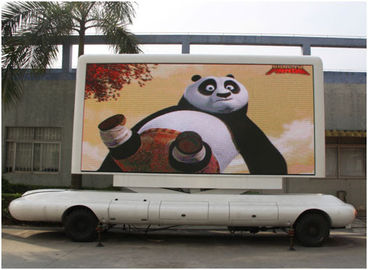 SMD5050 Led Mobile Billboard P10 / full color truck outdoor advertising led display