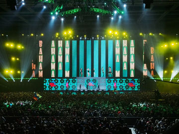 244 × 122 mm Module ROHS Indoor Led Screens , High Definition LED Display