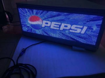 SMD2020 1R1G1B Taxi LED Display Waterproof 960mm x 320mm For Advertesing