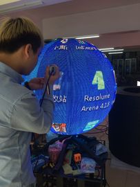 SMD P4 Indoor Full Color Sphere Led Display Curved Led Panel Ball Shaped