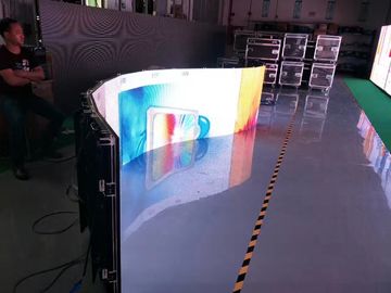 Outdoor P3.91 P4.81 Led Video Wall Rental Curved Led Screen Display Al Material