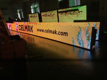 Waterproof IP65 Stadium Perimeter Led Display High Brightness For Football Game Club