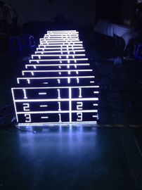 Outdoor White Scrolling Led Sign Cabinet For Advertising AC220V / 110V