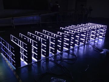 Outdoor White Scrolling Led Sign Cabinet For Advertising AC220V / 110V