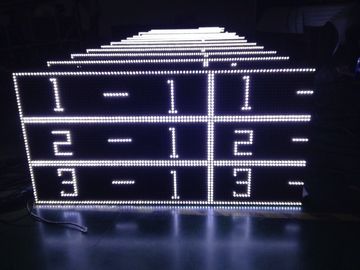 Outdoor White Scrolling Led Sign Cabinet For Advertising AC220V / 110V