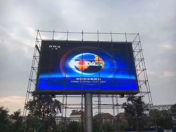 Advertising Video Media facade Outdoor Full Color Led Display With Fixed Installation