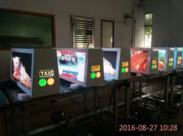 SMD 3528/2727 full color taxi top advertising led display for indoor / outdoor