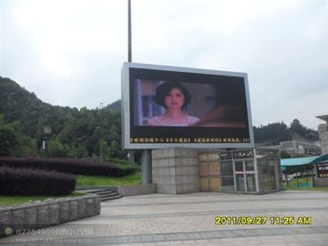 10mm Large Led Digital Billboards Advertising , Full Color Led Signs Outdoor 100Grade