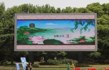 16mm Outdoor Full Color Led Display Screen Advertising 3906 Dots Energy Saving 50%