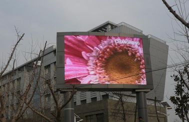 64dots * 48dots Resolution 20mm Outdoor Full Color Led Display For Building Top