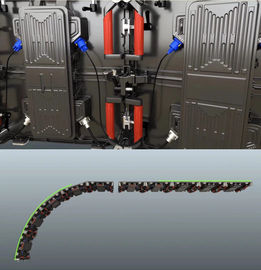 P3.91 Full Color Led Signs Outdoor , Curved LED Wall Screen Video Display